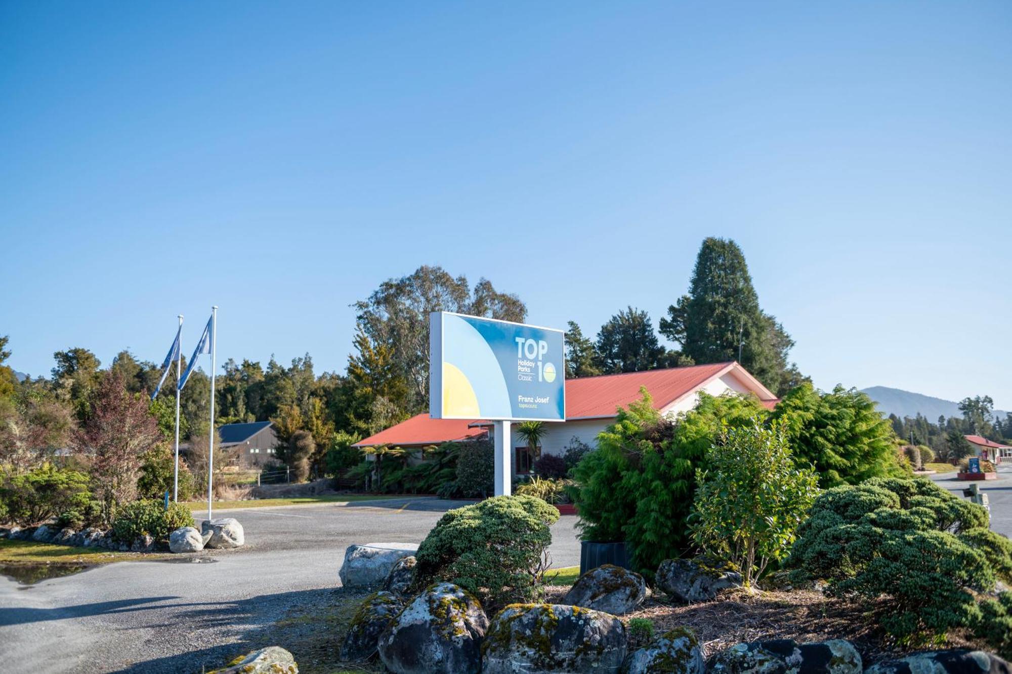 Franz Josef Top 10 Holiday Park Exterior foto